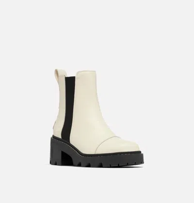 Sorel Women's Joan Now Chelsea Boots In Chalk / Black