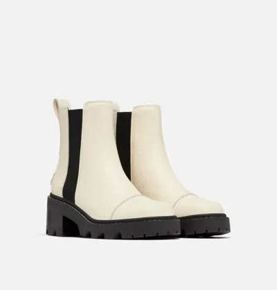 Sorel Women's Joan Now Chelsea Boots In Chalk/black