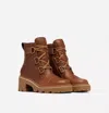 Sorel Women's Joan Now Lace Boots In Velvet Tan/black