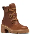 Sorel Joan Now Lace-up Boot In Velvet Tan,black