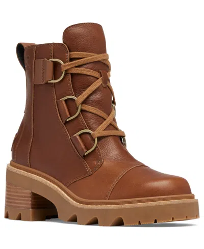 Sorel Joan Now Lace-up Boot In Velvet Tan,black