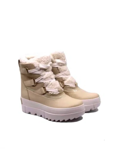 Sorel Women's Joan Of Arctic Next Bootie In Bleached Ceramic/sea Salt In Beige