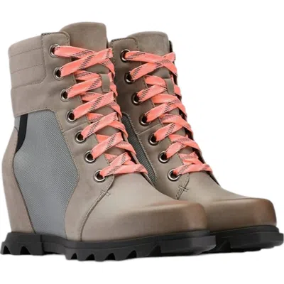 Sorel Women's Joan Of Arctic Wedge Iii Lexie Booties In Quarry
