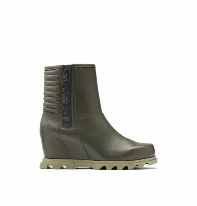 Sorel Women's Joan Of Arctic Wedge Iii Moto Boot In Green