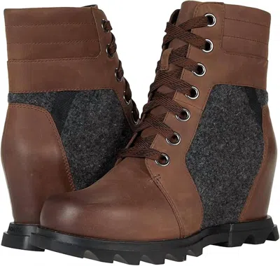 Sorel Women's Joan Of Artic Wedge Boot In Brown/black In Multi