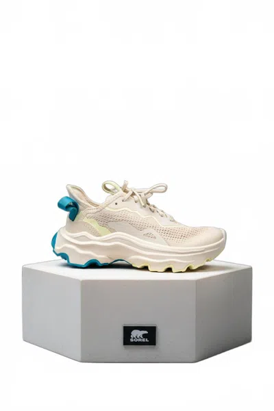 Sorel Women's Kinetic Breakthru Day Lace Sneaker In Bleached Ceramic In Multi