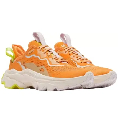 Sorel Women's Kinetic Breakthru Day Lace Sneaker In Orange In Multi