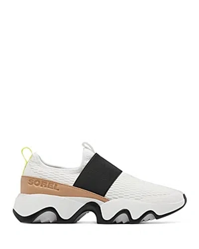 Sorel Women's Kinetic Impact Ii Strap Slip On Trainers In Sea Salt