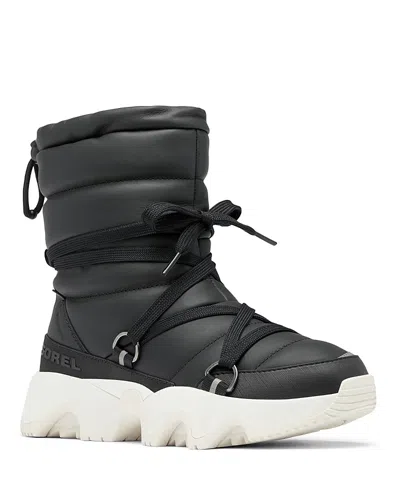 Sorel Women's Kinetic Impact Nxt Mid Waterproof Boots In Black