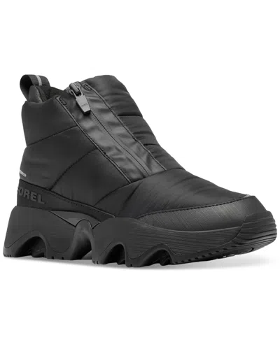 SOREL WOMEN'S KINETIC IMPACT PUFFY WATERPROOF ZIP BOOTIES