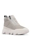 Sorel Kinetic Impact Puffy Zip Boots In Chrome Gray