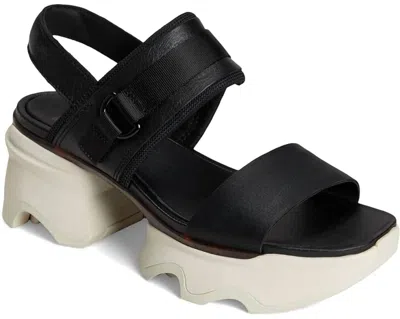 Sorel Women's Kinetic Impact Slingback Sandal In Black/chalk