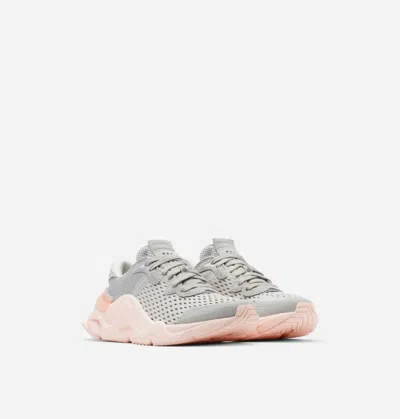Sorel Women's Kinetic Rnegd Lace Sneaker In Dove Peach Blossom In Multi
