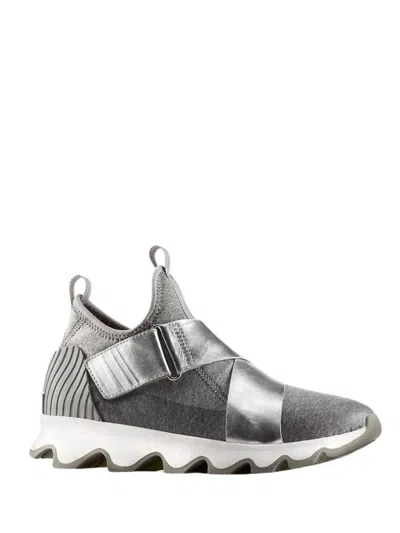 Sorel Women's Kinetic Sneak Casual Boot In Dove/white In Multi