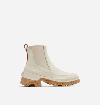 Sorel Women's Leather Brext Chelsea Boots In Natural, Sea Salt