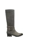 Sorel Women's Lolla Tall Ii Boot In Quarry,black In Grey