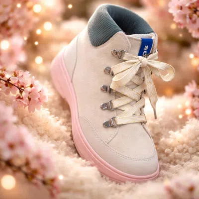 Sorel Women's Ona 503 Hiker Shoetie In Natural/vintage Pink In White