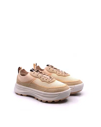 Sorel Women's Ona 503 Knit Low Sneaker In White Peach/nova Sand In Multi
