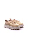 Sorel Women's Ona 503 Knit Low Sneaker In White Peach/nova Sand In Multi