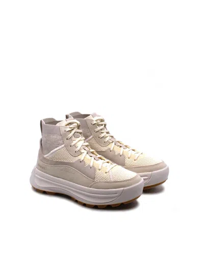Sorel Women's Ona 503 Knit Mid Sneaker In Chalk/sea Salt In Multi