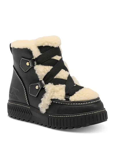 Sorel Women's Ona Ave Alpine Shearling & Leather Snow Boots In Multi