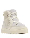 Sorel Ona Ave Alpine Suede Winter Booties In Chalk