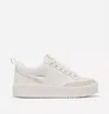 Sorel Women's Ona Ave Low Waterproof Sneaker In Sea Salt/ceramic In White