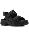 Sorel Ona Sporty Dual-grip Slingback Sandals In Black,black