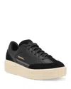 Sorel Ona Ave T-toe Platform Sneaker In Black