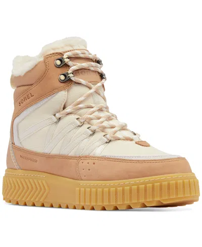 Sorel Women's Ona Ave Trek Boots In Honey White,sea Salt