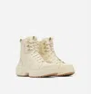 Sorel Women's Ona Ave Waterproof Lace Boot In Honey White / Sea Salt