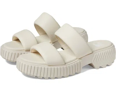 Sorel Women's Ona Streetworks Slide Sandals In Chalk