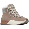 Sorel Women Out N About Conquest Waterproof Booties In Omega Taupe In Brown