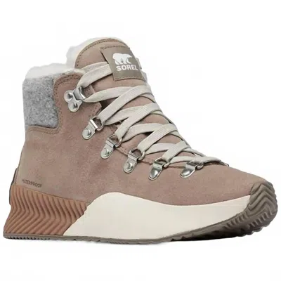Sorel Women Out N About Conquest Waterproof Booties In Omega Taupe In Brown