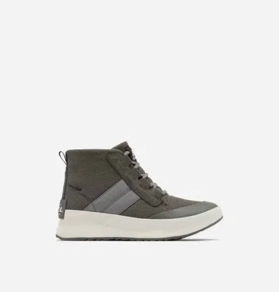 Sorel Women's Out N About Iii Mid Sneaker In Quarry/sea Salt In Gray