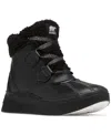 Sorel Out N About Iv Chillz Lux Waterproof High Top Sneaker In Black,black