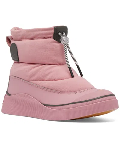 Sorel Out N About Iv Puffy Lace-up Waterproof Boot In Dazed Mauve