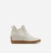 Sorel Women's Out N About Slip On Wedge Boot In Chalk/white In White