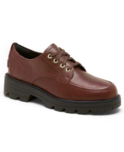 SOREL WOMEN'S REVEL AVE DERBY ROUND TOE SHOES