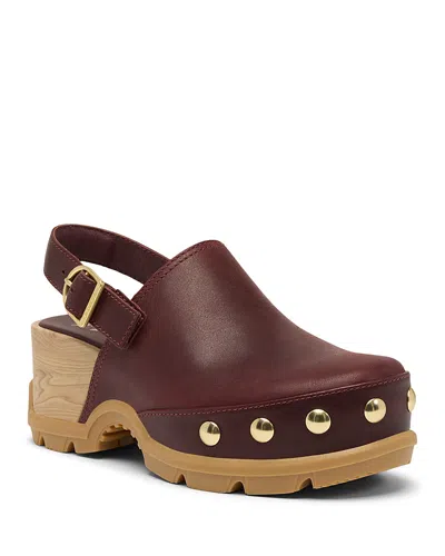 SOREL WOMEN'S ROAM'N CLOG RVT STUDDED CLOGS