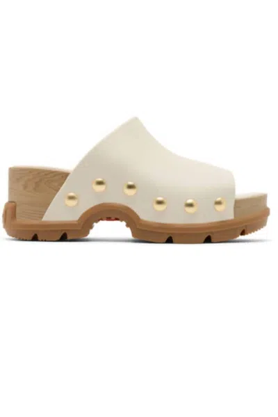 Sorel Women's Roam'n Slide Sandal In Chalk, Gum 2 In Multi