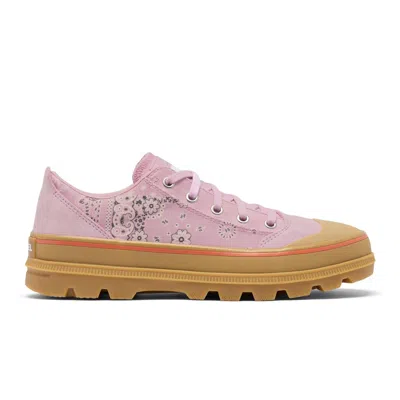 Sorel Women's Scout N About Low Sneaker In Aura/gum In Pink