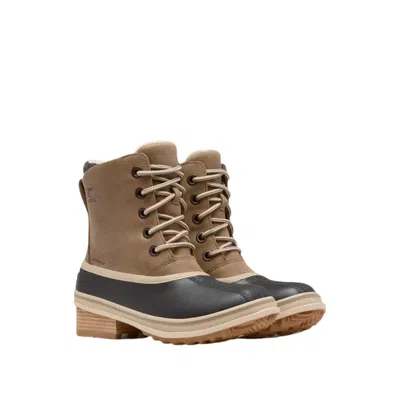 Sorel Women's Slimpack Iii Lace Winter Boots In Khaki Ii In Multi