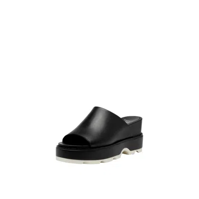 Sorel Women's  Joanie Iv Slide Wedge Black/sea Salt 2069791-010