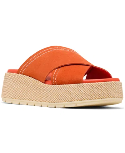 Sorel Women's Sunpeak Round Toe Platform Sandals