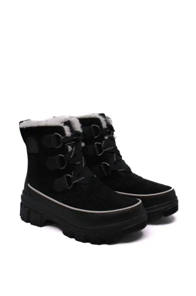 Sorel Women's Tivoli V Boots In Black/fawn In Multi