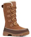 Sorel Tivoli Suede Resort Winter Tall Boots In Velvet Tan