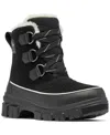 Sorel Tivoli V Wp Waterproof Boots In Black And Fawn In Black,fawny