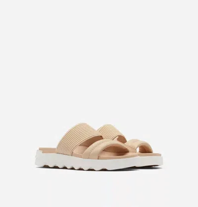 Sorel Women's Viibe Slide Sandals In Sea Salt