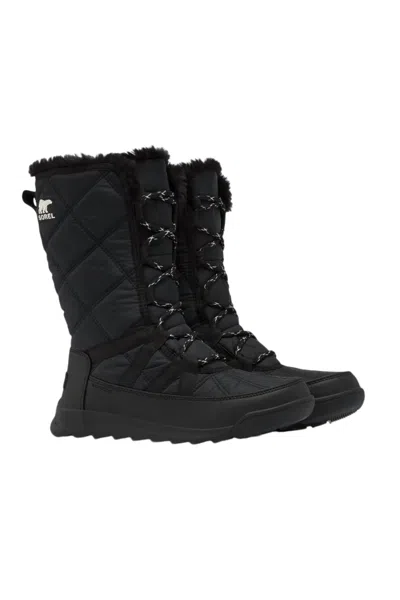 Sorel Women's Whitney Ii Tall (200g) Lace Wp Winter Boots In Black